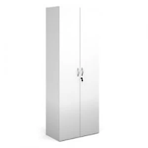 Image of Dams International Cupboard Lockable Melamine Contract 25 756 x 408 x 2030mm White