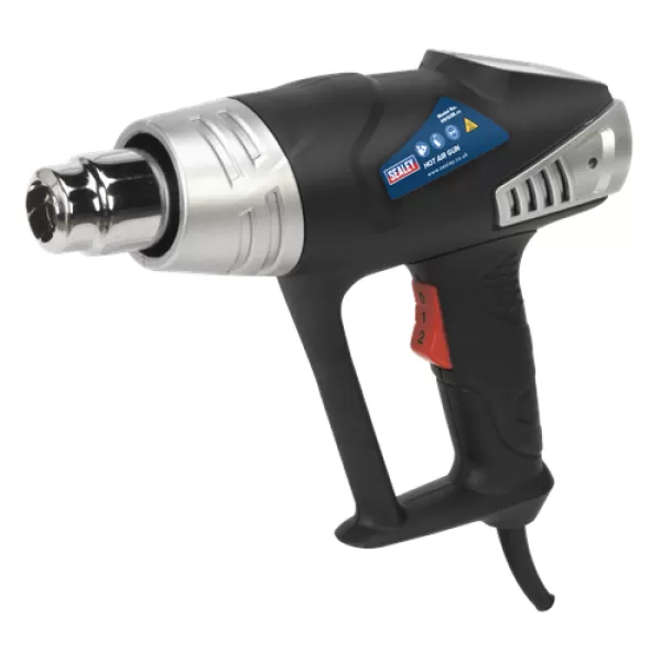 Image of Genuine SEALEY HS103K Hot Air Gun Kit 2-Speed 350°C/600°C
