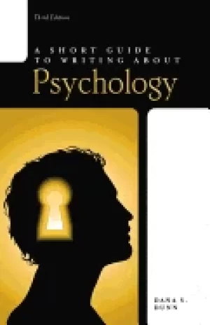 Image of short guide to writing about psychology paperback 3rd edition