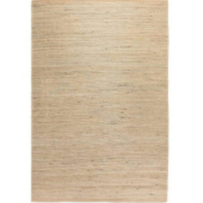 Image of THE RUGS Handloom Jute Rug Dhaka Natural Jute Wool Cotton Woven Rug in Beige Size: 120cm x 170cm Beige Unisex 120cm x 170 cm