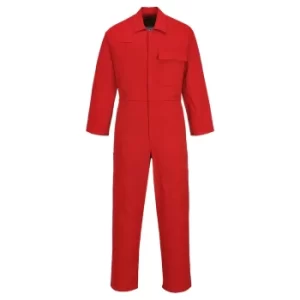 image of Safe Welder Mens Overall Red Extra Large 32"