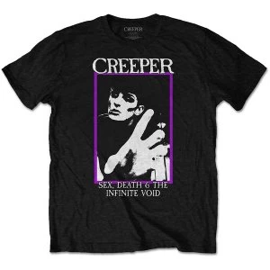 Image of Creeper - SD&TIV Unisex Large T-Shirt - Black