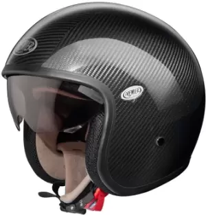 Image of Premier Vintage Carbon Jet Helmet, black, Size L, black, Size L