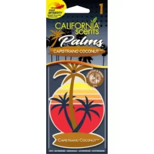 California Car Scents Capistrano Coconut Car Air freshener (Case Of 6)