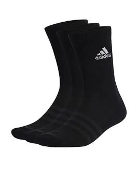 Image of adidas Crew Socks 3 Pack - Size 12+