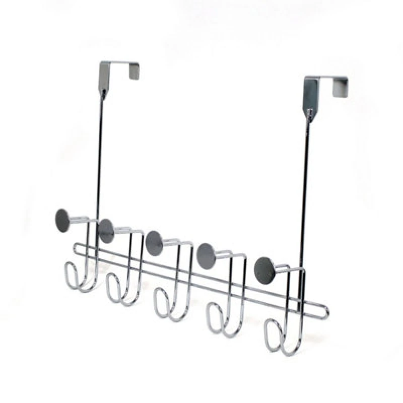 Image of Showerdrape Moretti Chrome Over Door Storage Hooks