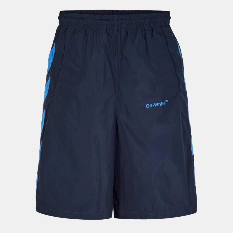 Image of Off White Mens Dig Shirt, Otrspc Jersey Shorts Blue male XS