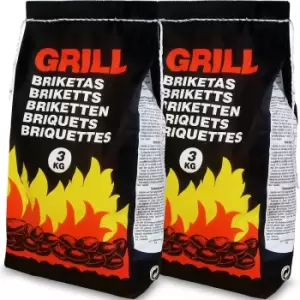 image of Charcoal Briquettes 2Pcs 6kg