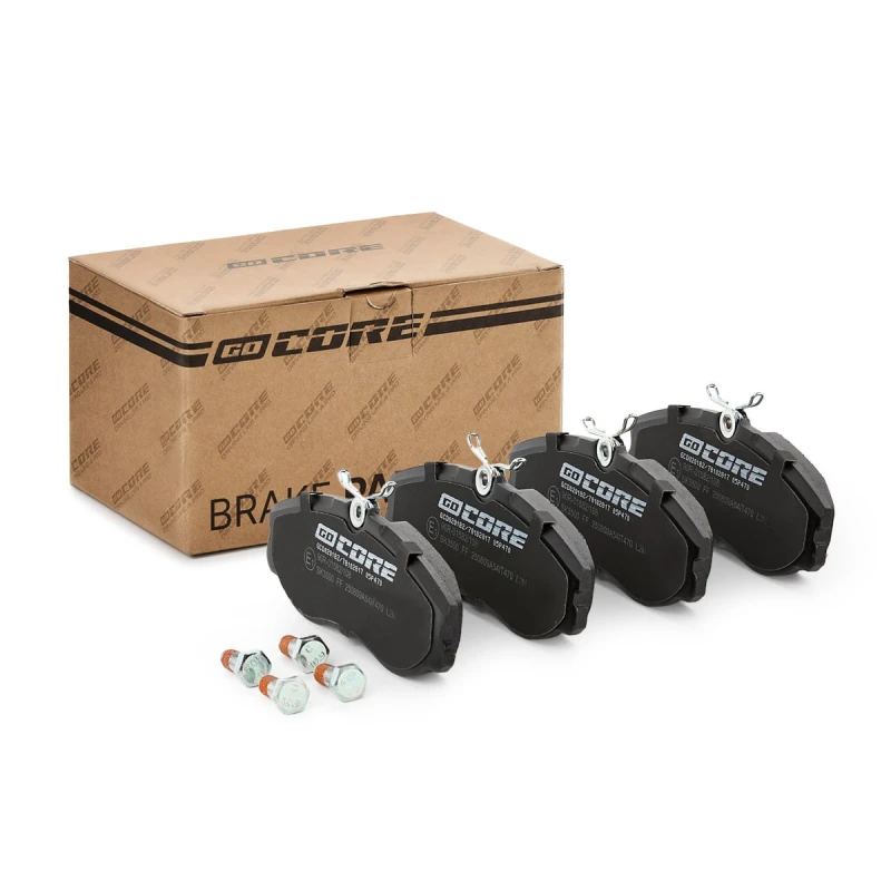 Image of goCORE GCD020182 Brake pad set not prepared for wear warning indicator, with brake caliper screws Brake Pad Set,disc brake (402)