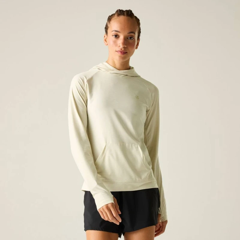 Image of Dare 2b Womens Sprint City Lightweight Hoodie in Natural White Size: 10 Natural White Female 10
