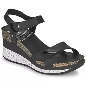 Image of Panama Jack NICA womens Sandals in Black,5,5.5,6.5,7