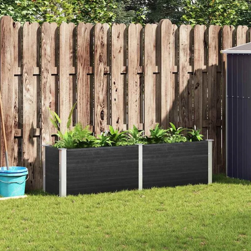 Image of VIDAXL Garden Raised Bed 200x50x54cm wpc Grey Vidaxl 8720286761304