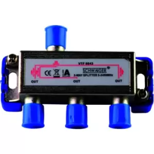 Image of Schwaiger VTF8843 241 Cable splitter Silver