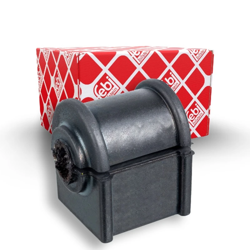 Image of FEBI BILSTEIN 106217 Stabilizer Bushes Rear Axle Right, Rubber with fabric lining Rubber with fabric lining Anti-roll Bar Bush Kit (1334)