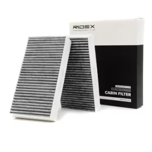 Image of RIDEX Pollen filter 424I0192 Filter, interior air,Cabin filter MERCEDES-BENZ,M-Klasse (W164),R-Klasse (W251, V251),GL (X164)