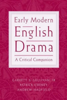 Image of Early Modern English Drama by Garrett a Sullivan Book