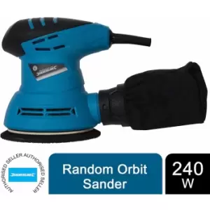 Image of Silverline Orbital Sander Dust Extraction 125mm 240W Power Tools 870944