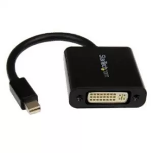 image of StarTech Mini DisplayPort to DVI Video Adapter Converter Black Mini DP to DVI 1920x1200