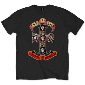 image of Guns N' Roses - Appetite for Destruction Unisex XXX-Large T-Shirt - Black