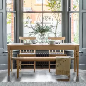 Image of Elda 6-10 Seater Rectangular Extending Dining Table Natural