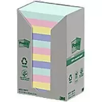 Image of Post-it Sticky Notes Assorted 38 x 51mm 100 Sheets Pack of 24