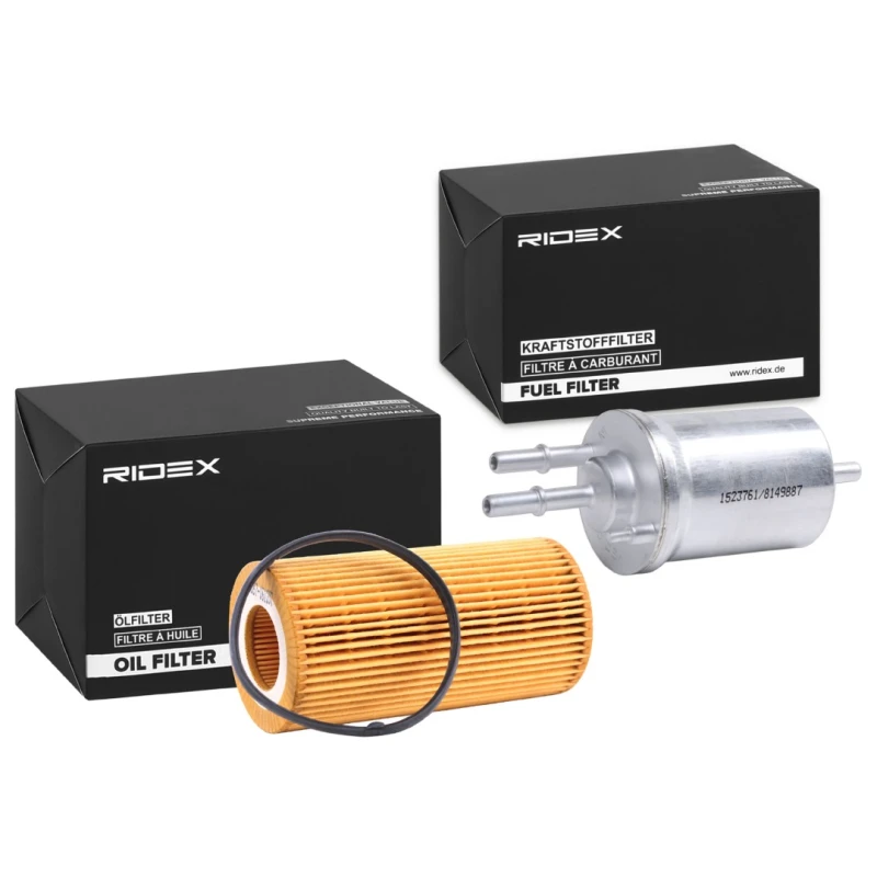 Image of RIDEX 4055F34662 Filter Set with gaskets/seals Filter Set (4055)