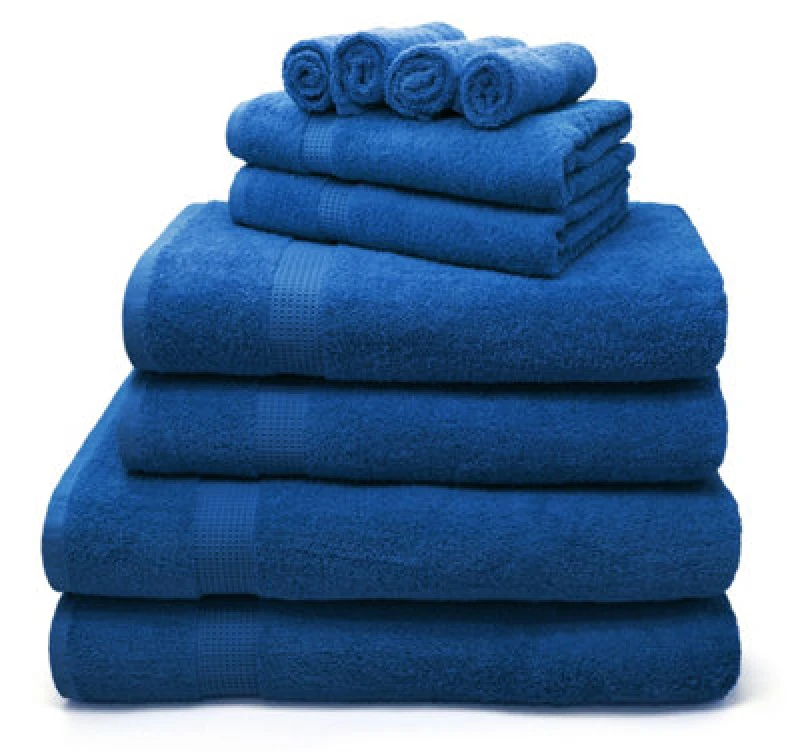 Image of Velosso Luxury 100% Egyptian Cotton Towels 550Gsm Soft & Absorbent Cotton Towels Royal - Hand Towel