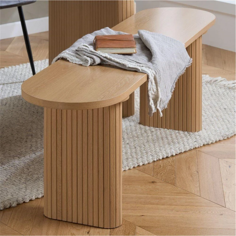 Image of Birlea Axel Oak 160cm Dining Bench