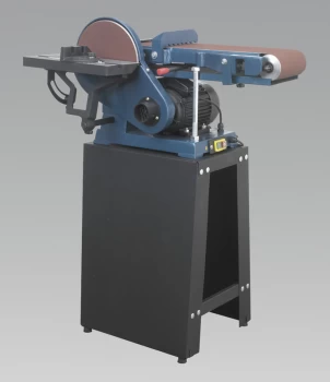 Image of Sealey SM15 Belt/Disc Sander Floor Standing 1220 x 150mm/Ø230mm