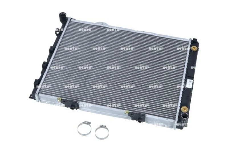 Image of NRF 53786 Engine radiator EASY FIT Brazed cooling fins, Aluminium, with mounting parts Aluminium Radiator,engine cooling (470)