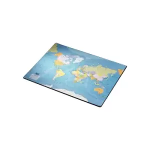 Image of Esselte Europost Range World Map Desk Mat 40x53cm - Outer carton of 10