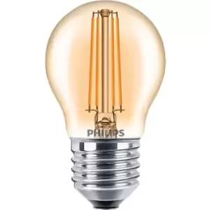 Image of Philips 5W LEDluster E27 Golf Ball Amber Warm White Dimmable - 75090200