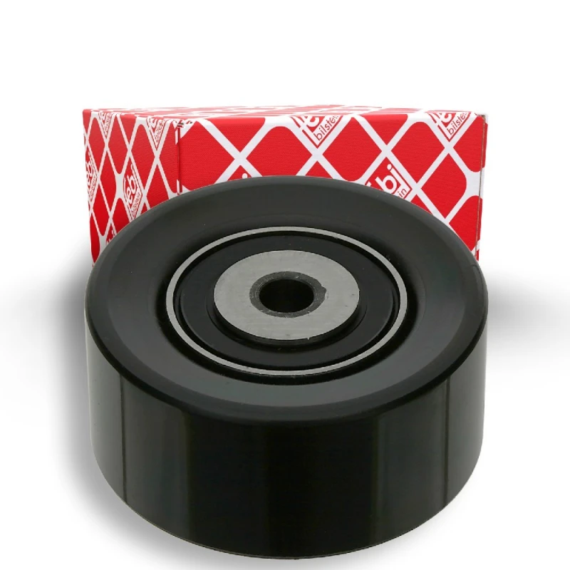 Image of FEBI BILSTEIN 22353 Idler Pulley Metal Deflection/Guide Pulley,v-ribbed belt (312)
