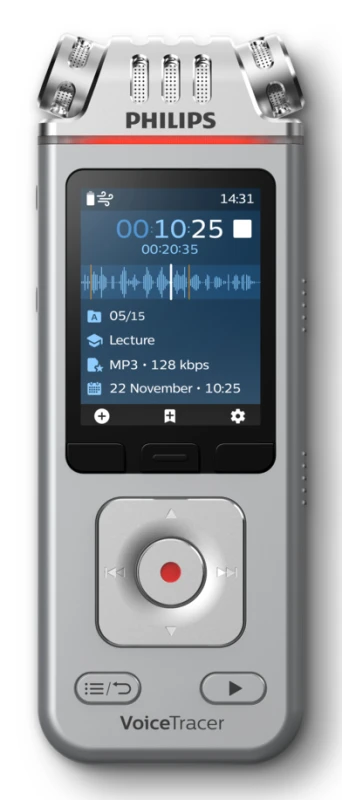 Image of Philips DVT4115 8GB Digital Voice Tracer 34832J GJQ34832J