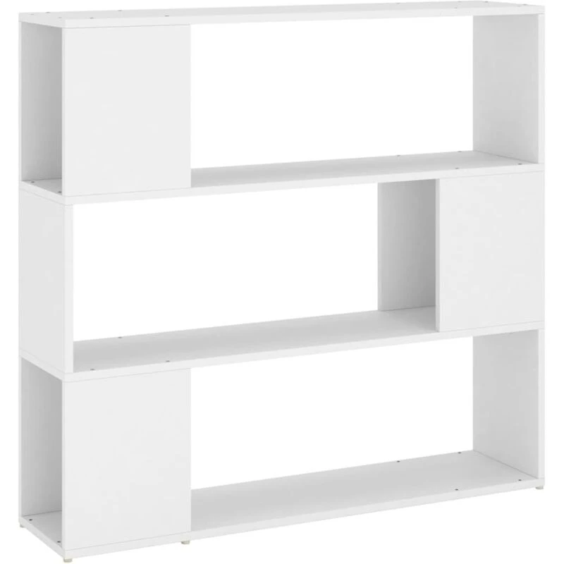 Image of VIDAXL Book Cabinet Room Divider White 100x24x94cm Vidaxl 8720286651353