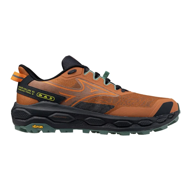 Image of Mizuno Wave Mujin 11 Shoes Brown Black SS26, Size 46,5 - EUR