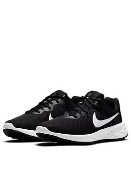 Image of Nike Revolution 6 - Black/White, Size 11, Men