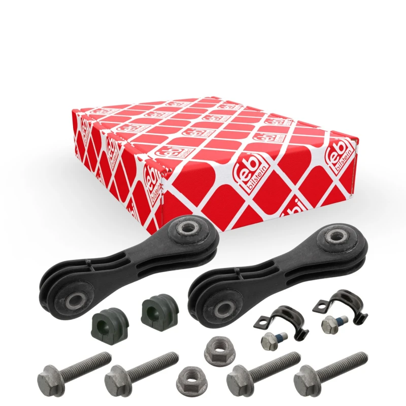 Image of FEBI BILSTEIN 36757 Repair Kit, stabilizer suspension ProKit Front Axle, with coupling rod Repair Kit,stabilizer suspension (1097)