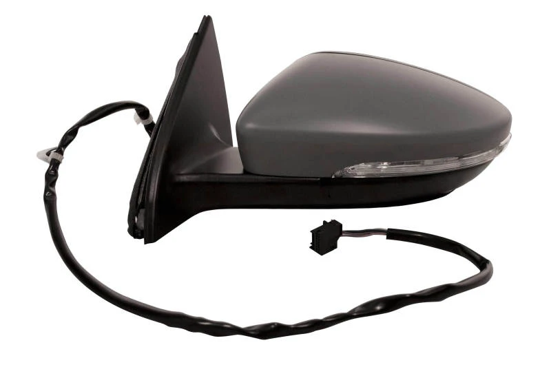 Image of PRASCO VG0557304P Wing mirror Left, Electric, Aspherical, primed Outside Mirror (50)