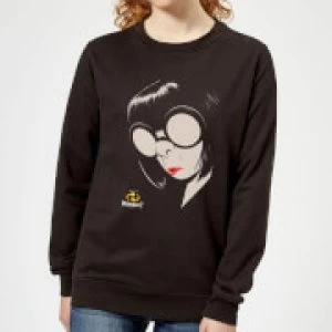 Incredibles 2 Edna Mode Womens Sweatshirt - Black - XL