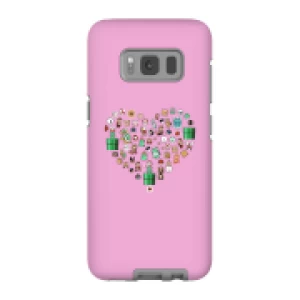 image of Pixel Sprites Heart Phone Case - Samsung S8 - Tough Case - Gloss