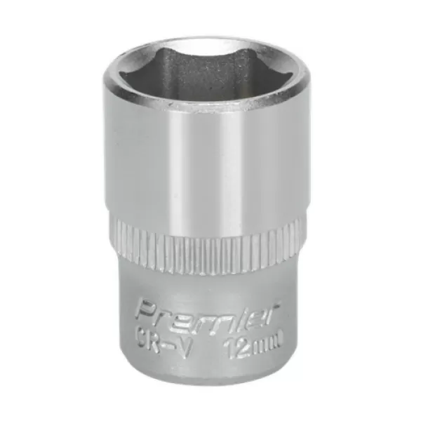 image of Genuine SEALEY S1412 WallDrive&#174; Socket 12mm 1/4Sq Drive