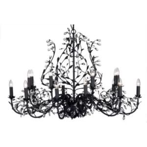 image of Michelan Multi Arm Chandeliers Black