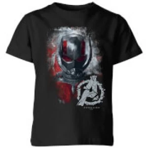 Image of Avengers Endgame Ant Man Brushed Kids T-Shirt - Black - 11-12 Years
