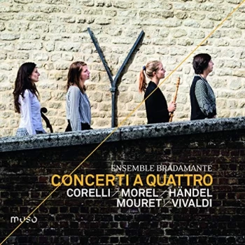 Image of Ensemble Bradamante - Corelli/Morel/H&auml;ndel/Mouret/Vivaldi: Concerti a Quattro CD