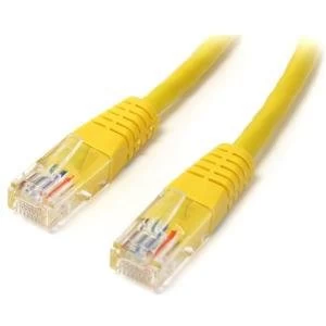 10 Ft Yellow Molded Cat5e Utp Patch Cable