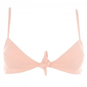 Vix Swimwear Knot Swim Bikini Top - Peach