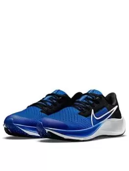Image of Nike Air Zoom Pegasus 38 Junior Running Trainer - Blue/White, Size 4