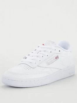 image of Reebok Club C 85 - White, Size 8, Women