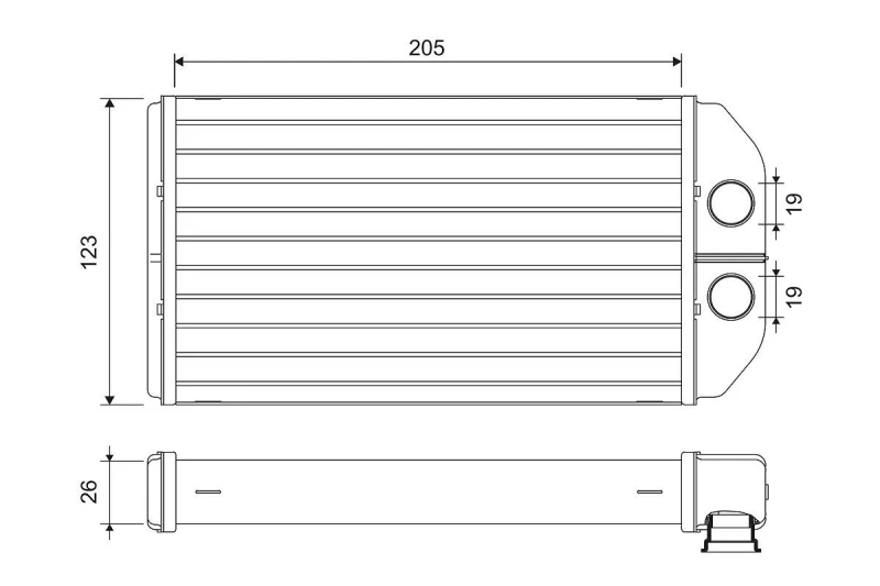 Image of Heater matrix VALEO 811581